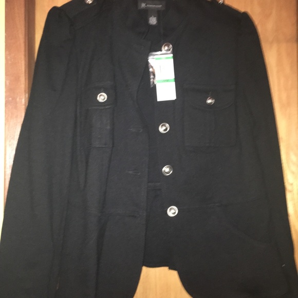 INC button-up jacket - Picture 3 of 4